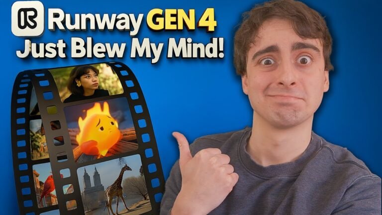 Runway Gen 4 AI Video is Blowing My Mind! First Impressions