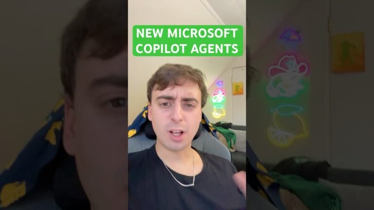 Microsoft’s new CoPilot Agents…