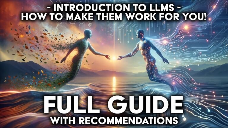 Beginner’s Guide to LLMs in 2024 | Optimize Your Life with AI
