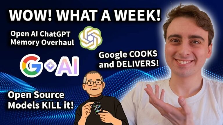 AI is BOOMING! Google CRUSHES it, Open AI Overhauls Chat Memory, Open Source models & MORE!