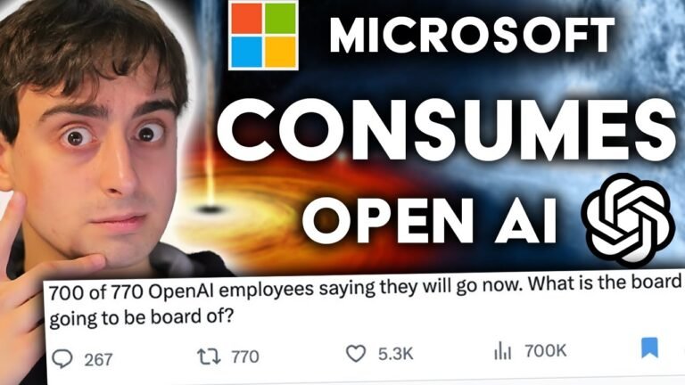 Open AI DISAPPEARING after Firing CEO, Employees Joining Microsoft in Mass Exodus