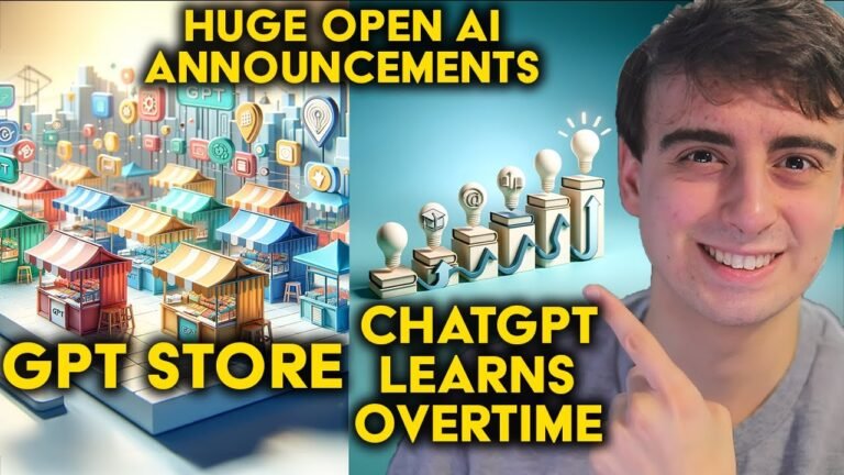 The Custom GPT Store is AWESOME! + ChatGPT Learns Over Time | Deep Dive