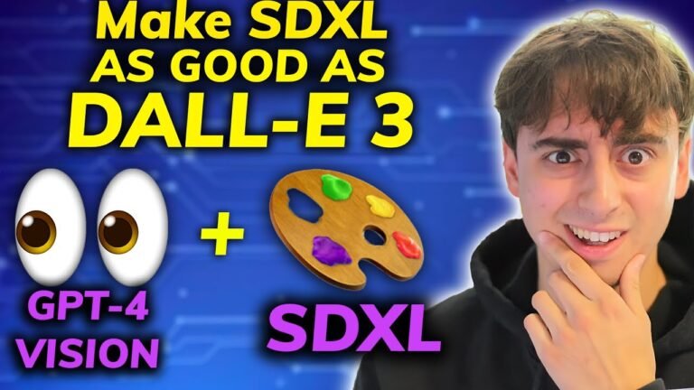 Mindblowing results! DALL-E 3 Quality AI Art using GPT-4 Vision & SDXL