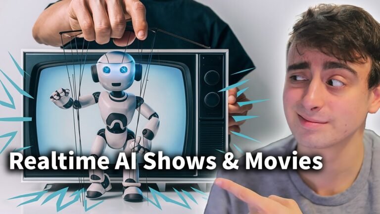 Realtime AI Shows & Movies | Intriguing First Look!