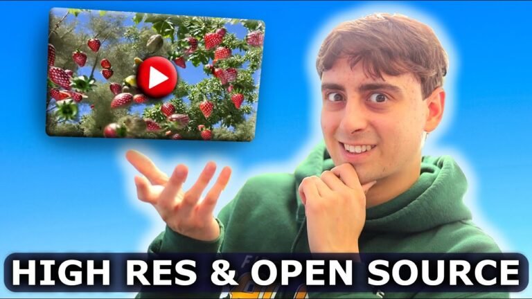 The First High Res FREE & Open Source AI Video Generator!