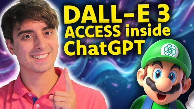 DALL-E 3 Access in ChatGPT |  Full Tour & How I Got Access