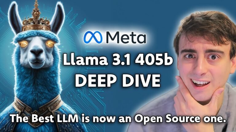 Llama 3.1 405b Deep Dive | The Best LLM is now Open Source