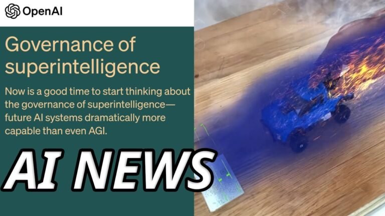 AI NEWS – AI is TAKING OVER! Superintelligence, Open Source Expansion, Fluid Simulation & More!