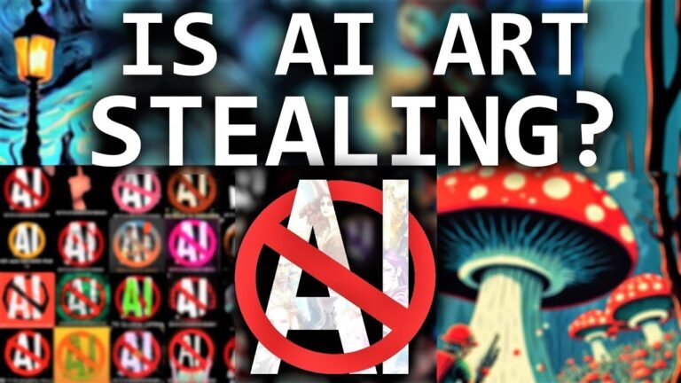 Is AI Art Theft?