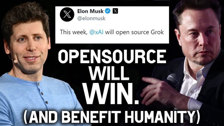 I really think open source has it in the bag.