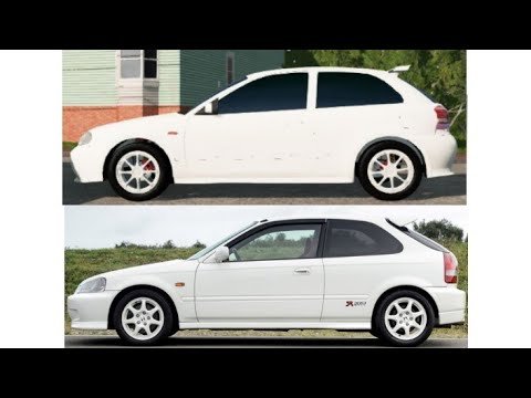 Civic Type R Recreation in BeamNG Drive (EK9 Hatch)