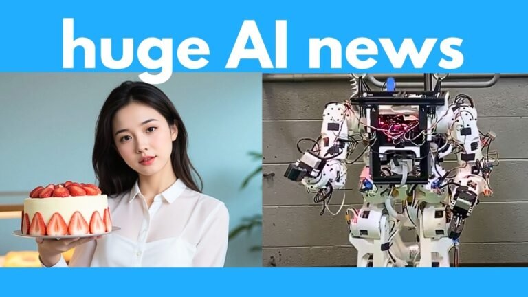 Immersive AI videos, AI actors, 3D printable robots, new AI image editors, full motion transfer