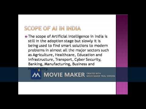 Video on Artificial Intelligence by Samarth Vohra (BTech-I Section A)